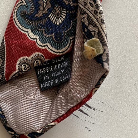 Christian Dior vintage paisley silk tie 🐳 - Picture 3 of 4
